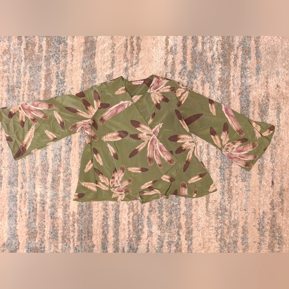 The Impeccable Pig Green Cardigan Small GUC - Picture 13 of 15